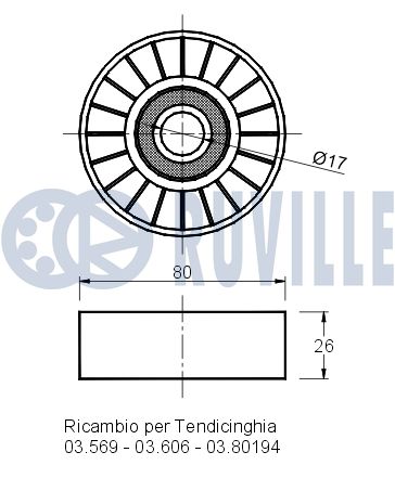 Set articulație planetară RUVILLE pentru Opel Astra (1991-), Corsa B (1993-), Vectra 1.6 (1993-) - RESIGILAT
